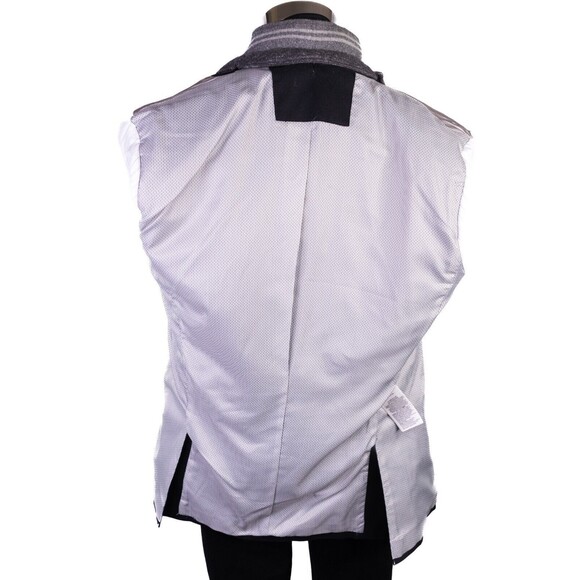 Banana Republic Blazer Sz 44R Cotton Tailored Fit Two Button Black 2 Btton Sport - Picture 15 of 16